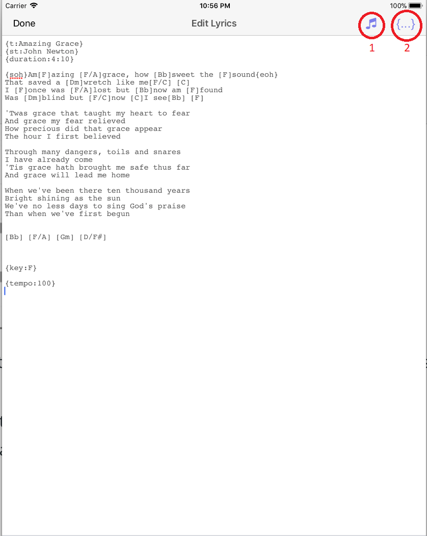 Lyrics Edit